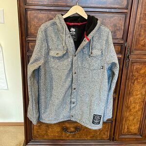 NWT Ecko Untld grey and black and white mens jacket